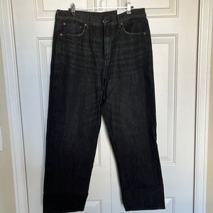 Black 90’s Boyfriend High Rise American Eagle Jeans NWT